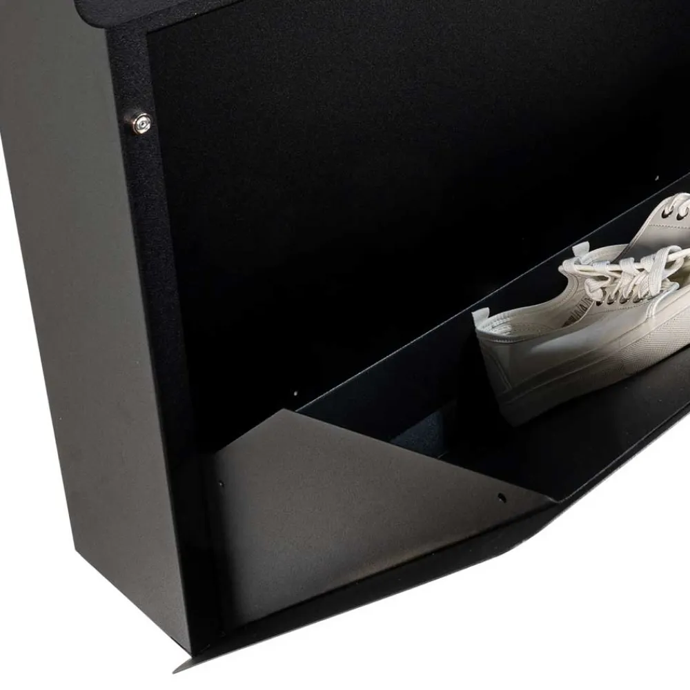 Wohnen Wand-Schuhkipper in Schwarz - Highlamp