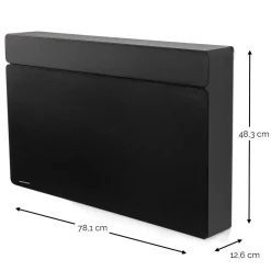 Wohnen Wand-Schuhkipper in Schwarz - Highlamp