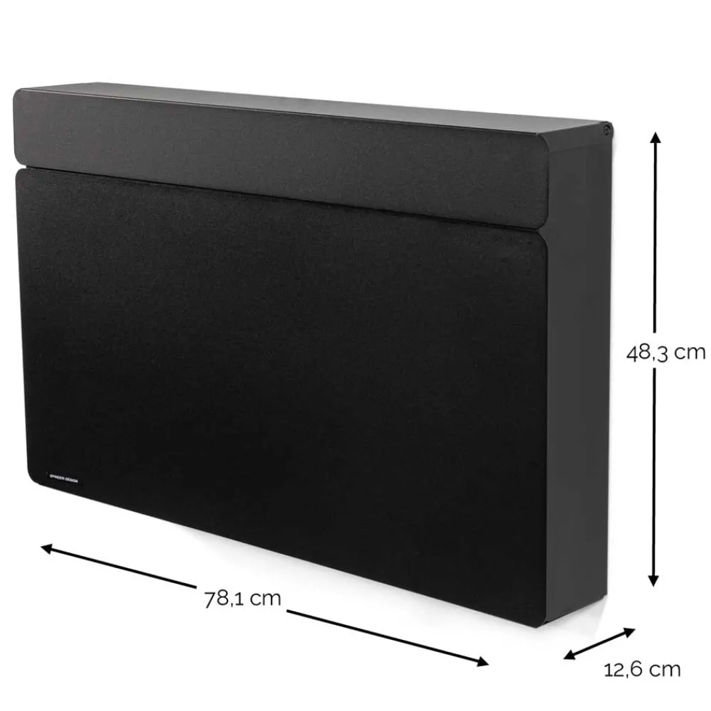 Wohnen Wand-Schuhkipper in Schwarz - Highlamp