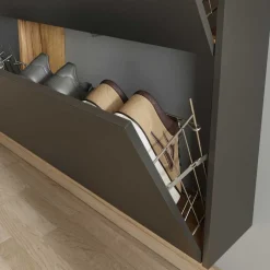 Wohnen Schuhschränke*Wand-Schuhkommode mit zwei Klappen - Sidgarus