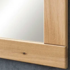 Wohnen Wandspiegel aus Glas & Eiche Massivholz - Vervesdo