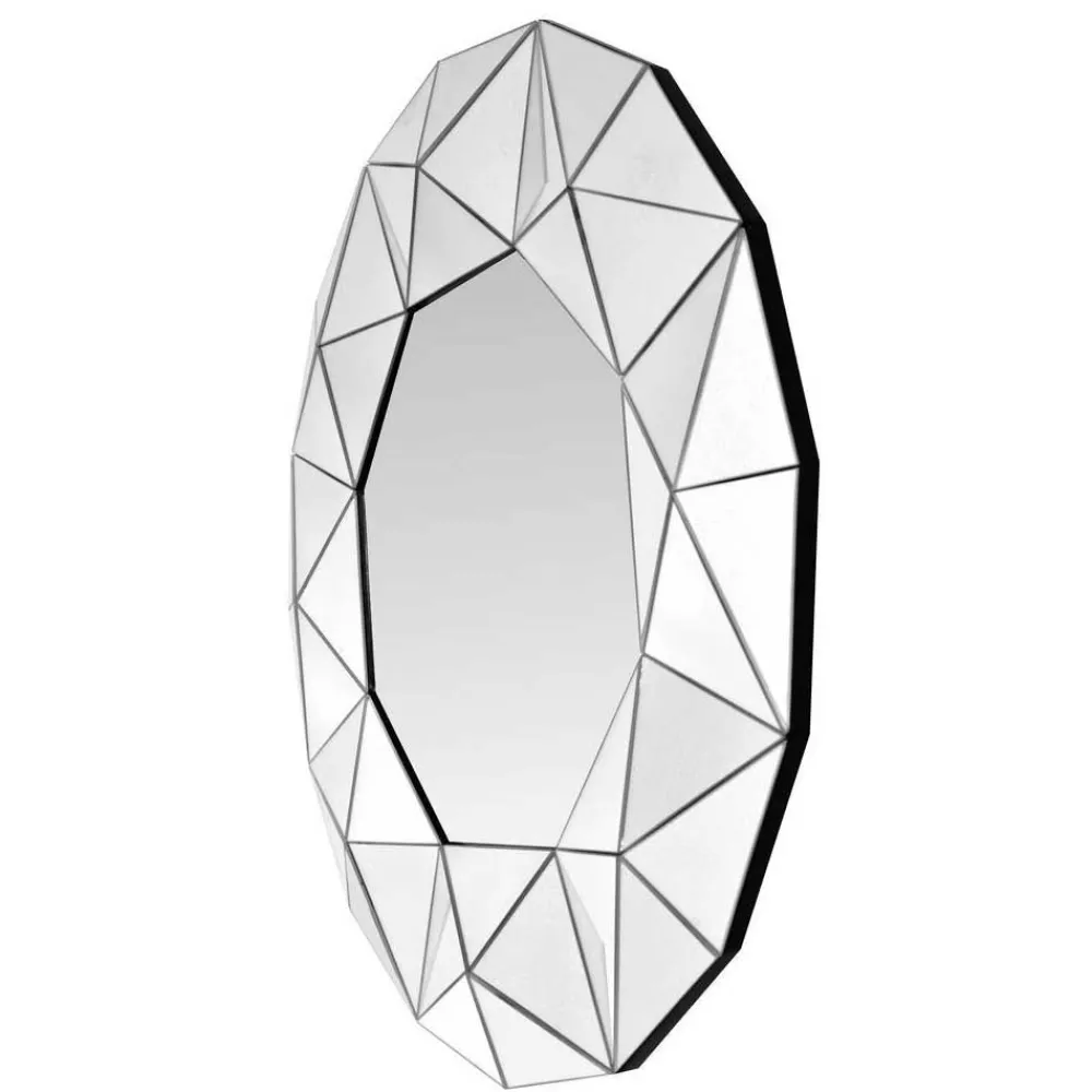 Wohnen Wandspiegel im Polygon Design - Pragoni