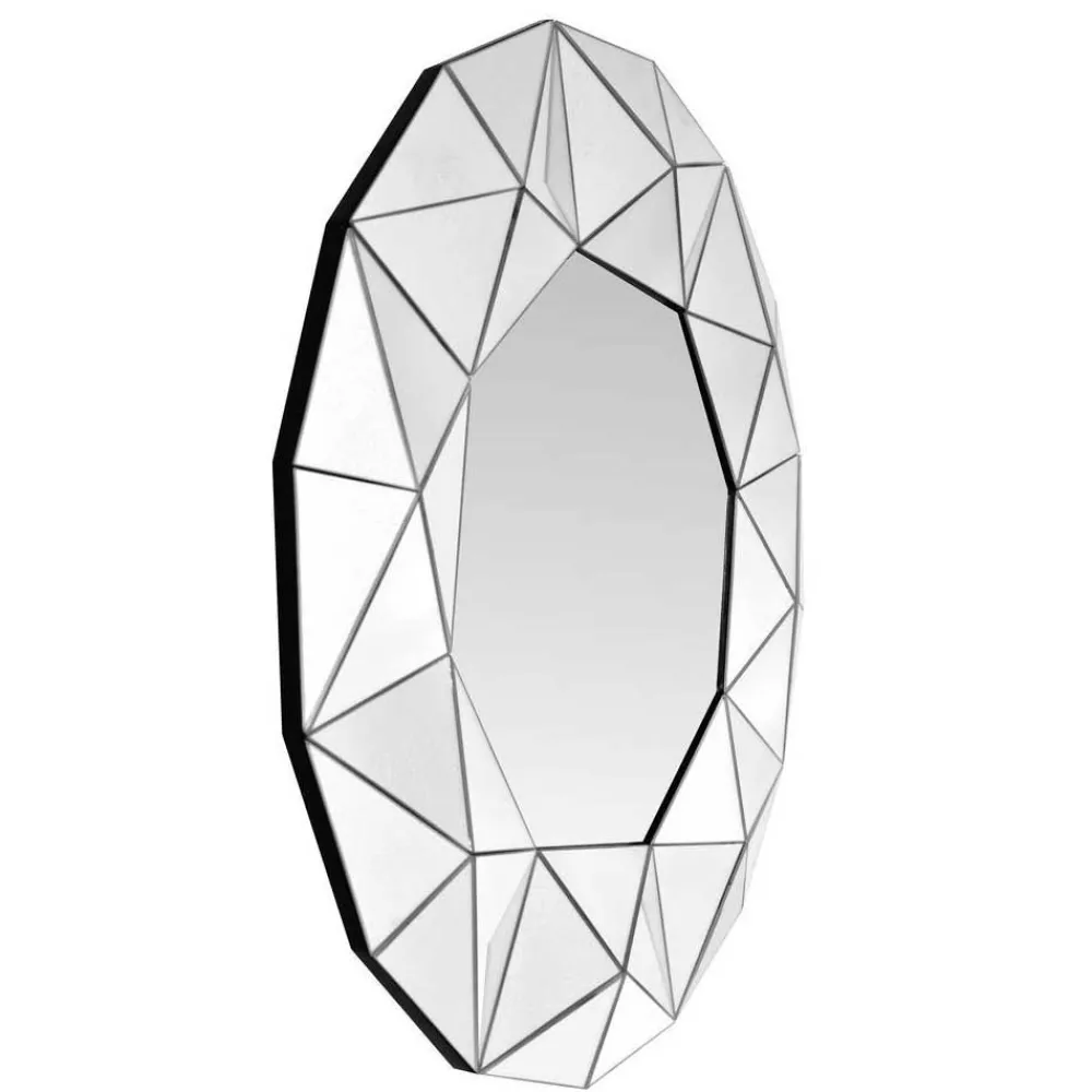 Wohnen Wandspiegel im Polygon Design - Pragoni