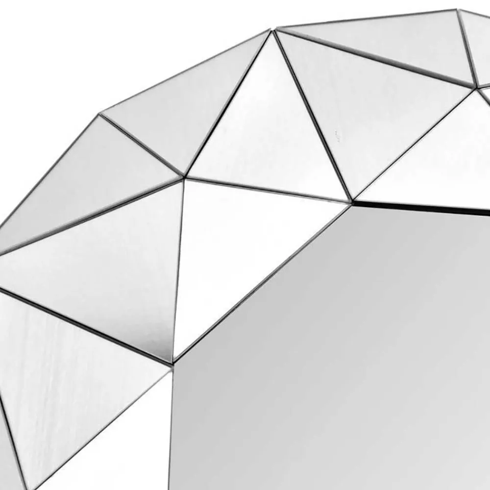 Wohnen Wandspiegel im Polygon Design - Pragoni