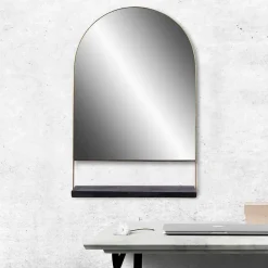 Wohnen Spiegel|Flurspiegel*Wandspiegel im Rundbogen Design - Alvios