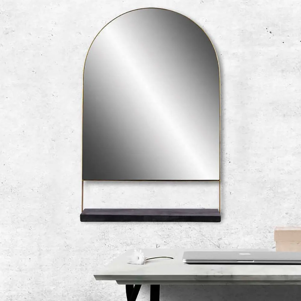 Wohnen Spiegel|Flurspiegel*Wandspiegel im Rundbogen Design - Alvios