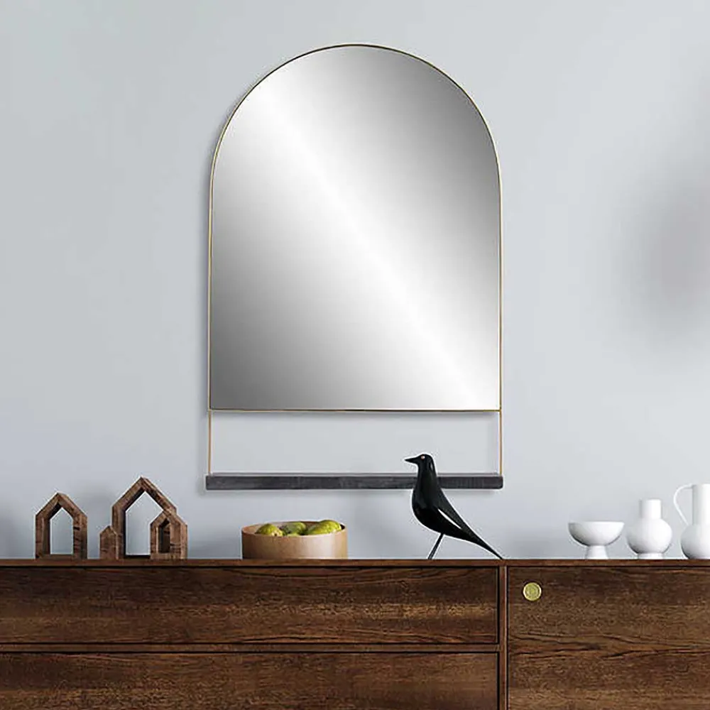 Wohnen Spiegel|Flurspiegel*Wandspiegel im Rundbogen Design - Alvios