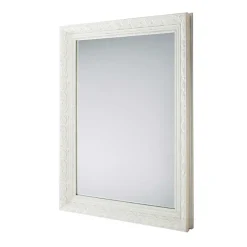 Wohnen Glasmöbel|Vintage Möbel*Wandspiegel im Vintage Look in Weiß Holzrahmen - Liancos