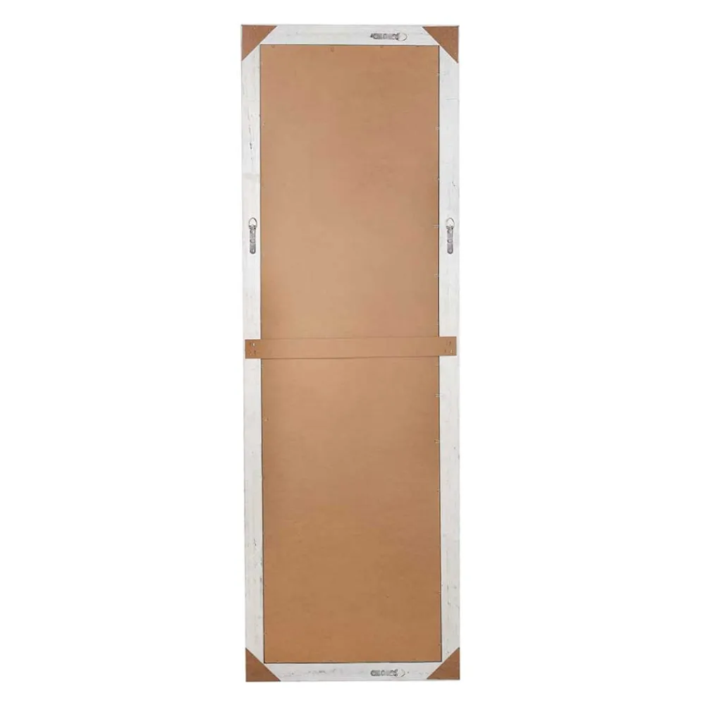 Wohnen Glasmöbel|Vintage Möbel*Wandspiegel im Vintage Look in Weiß Holzrahmen - Liancos