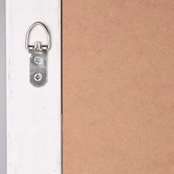 Wohnen Glasmöbel|Vintage Möbel*Wandspiegel im Vintage Look in Weiß Holzrahmen - Liancos