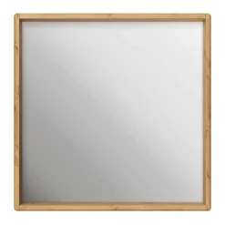 Wohnen Wandspiegel in Quadratisch mit Holzrahmen - Etvina