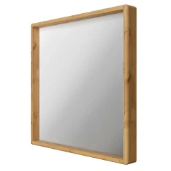Wohnen Wandspiegel in Quadratisch mit Holzrahmen - Etvina