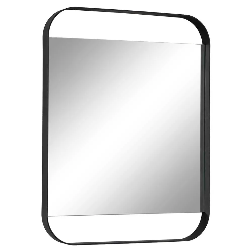 Wohnen Spiegel|Flurspiegel*Wandspiegel in Schwarz aus Stahl - Wonbra