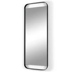 Wohnen Spiegel|Flurspiegel*Wandspiegel in Schwarz aus Stahl - Wonbra