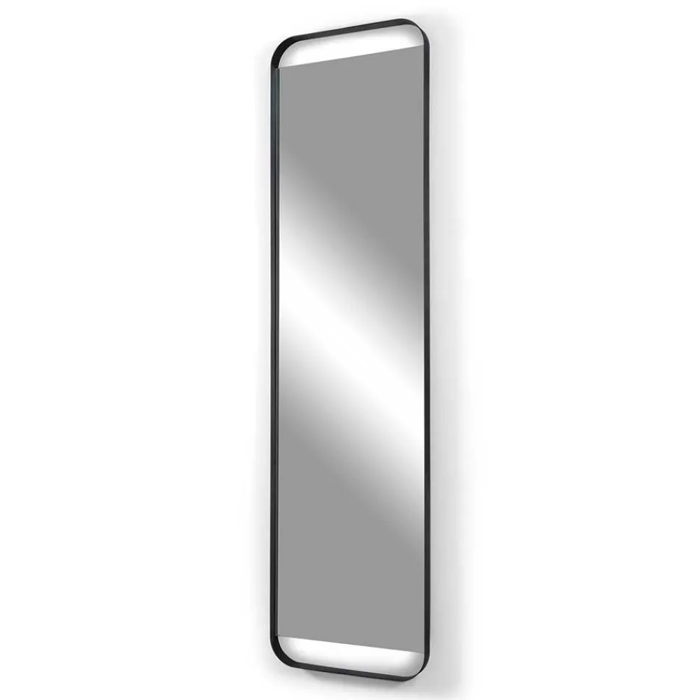 Wohnen Spiegel|Flurspiegel*Wandspiegel in Schwarz aus Stahl - Wonbra
