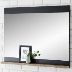 Wohnen Wandspiegel mit Ablage 92x71x10 cm - Ebrican