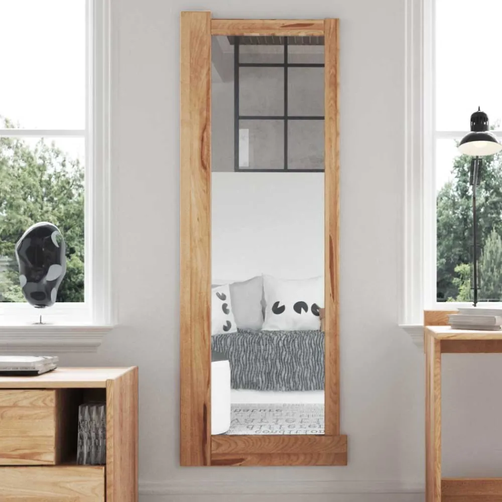Wohnen Wandspiegel Salomonia aus Kernbuche Massivholz