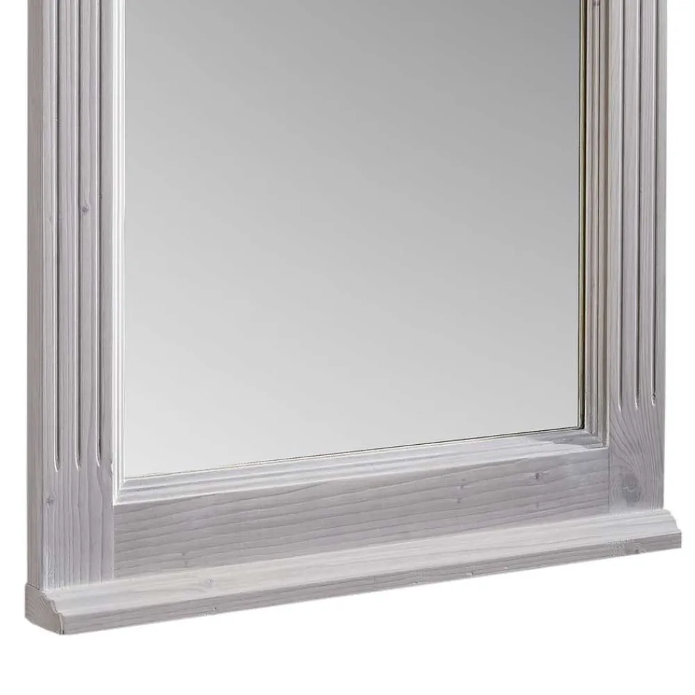 Wohnen Graue Möbel|Glasmöbel*Wandspiegel Vranoria aus Fichte Massivholz