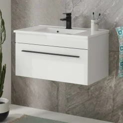 Wohnen Wand-Waschtisch mit Klappe - Ingmesan