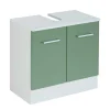 Wohnen Waschbecken Badschrank in Grün & Weiß - Loenixa