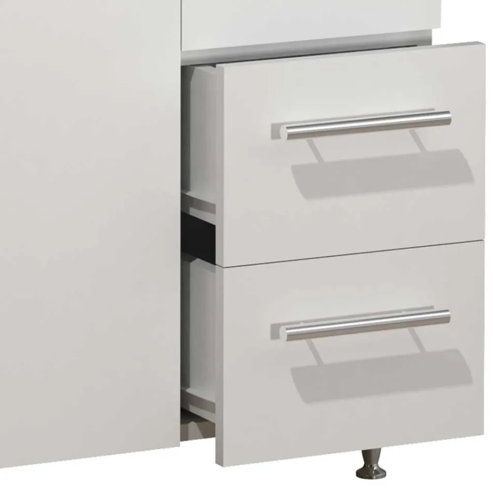 Wohnen Waschtisch|Waschbeckenunterschränke*Waschbecken mit Unterschrank in Weiß - Nancyssa