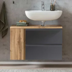 Wohnen Waschtisch|Waschbeckenunterschränke*Waschbecken Unterschrank in 85 cm Breite - Jambi