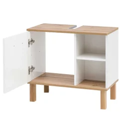 Wohnen Waschtisch|Waschbeckenunterschränke*Waschbecken Unterschrank mit Tür & 2 Fächern - Utiona