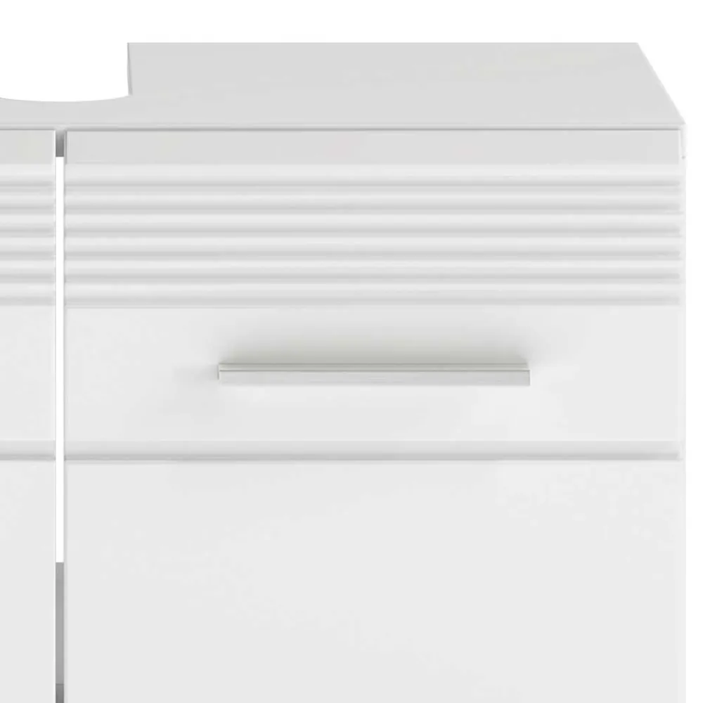 Wohnen Waschtisch|Waschbeckenunterschränke*Waschbecken Unterschrank mit Doppeltür - 60cm breit - Whale