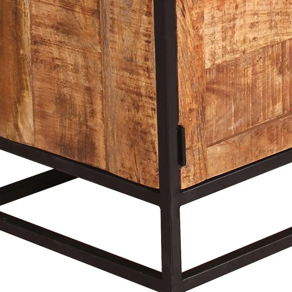 Wohnen Waschbecken Unterschrank aus Massivholz - Evradon