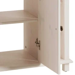 Wohnen Waschtisch|Waschbeckenunterschränke*Waschbeckenschrank aus Holz in Weiß - Cilao