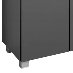 Wohnen Waschtisch|Waschbeckenunterschränke*Waschbeckenschrank in Grau - Juventuda