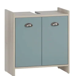 Wohnen Waschtisch|Waschbeckenunterschränke*Waschbeckenschrank in Hellblau - Capreran