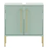 Wohnen Waschtisch|Waschbeckenunterschränke*Waschbeckenschrank in Mintgrün & Gold - Aparcian