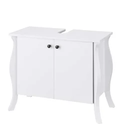 Wohnen Badschränke|Waschtisch*Waschbeckenschrank in Weiß - 2-türig - Besi