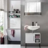 Wohnen Waschbeckenschrank mit Spiegelschrank Set - Ismilav (zweiteilig)