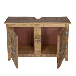 Wohnen Waschtisch|Waschbeckenunterschränke*Waschbeckenschrank Suennas aus Mangobaum Massivholz