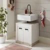 Wohnen Waschtisch|Waschbeckenunterschränke*Waschbeckenunterschrank im Landhausstil - Doules