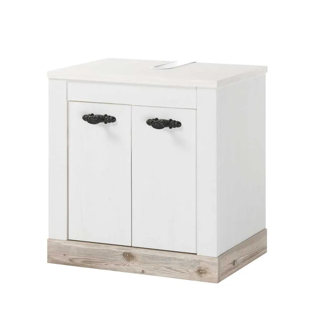 Wohnen Waschtisch|Waschbeckenunterschränke*Waschbeckenunterschrank im Landhausstil - Doules