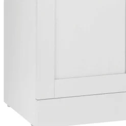 Wohnen Waschtisch|Waschbeckenunterschränke*Waschbeckenunterschrank in Weiß mit Metallgriffen - Gorgona