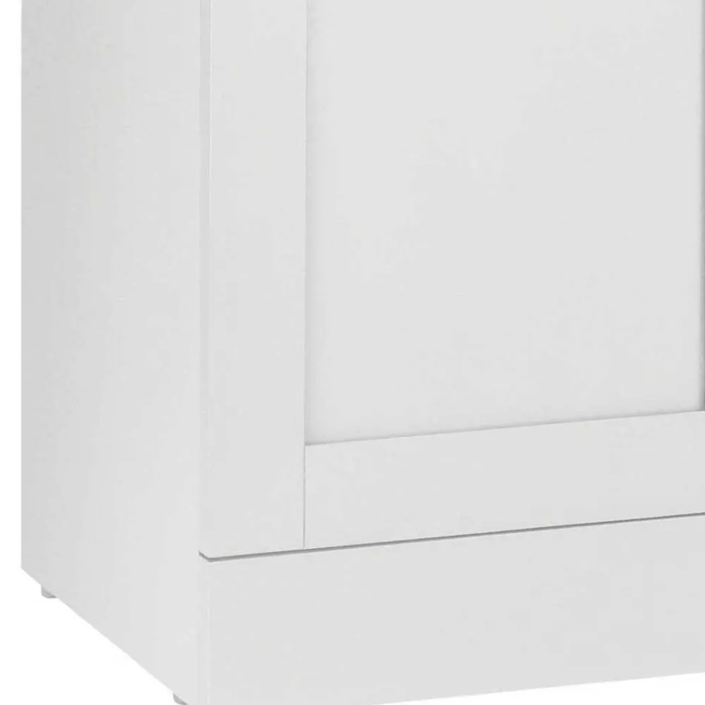 Wohnen Waschtisch|Waschbeckenunterschränke*Waschbeckenunterschrank in Weiß mit Metallgriffen - Gorgona