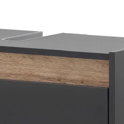 Wohnen Waschtisch|Waschbeckenunterschränke*Waschbeckenunterschrank in Anthrazit & Wildeiche - Marcius