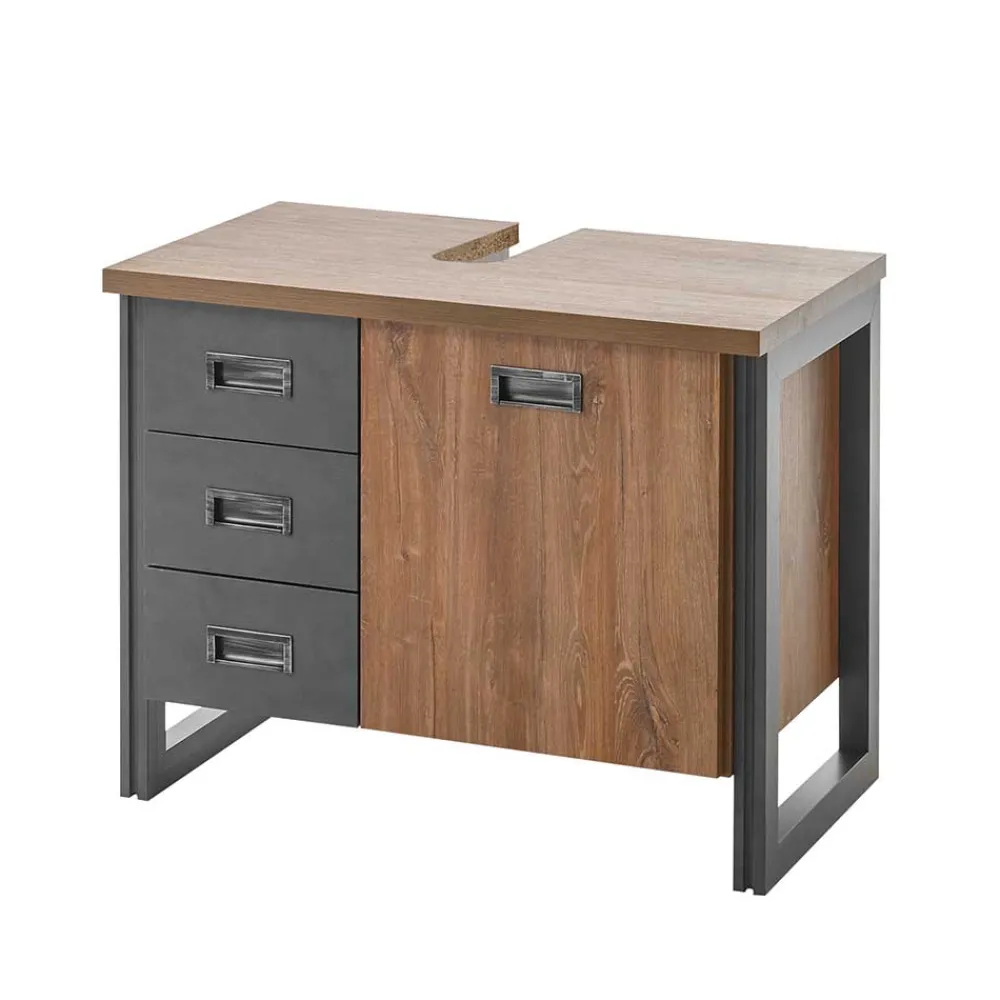 Wohnen Waschtisch|Waschbeckenunterschränke*Waschbeckenunterschrank im Industrial Design - Forawas