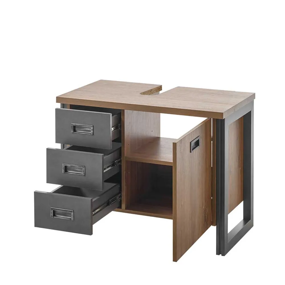 Wohnen Waschtisch|Waschbeckenunterschränke*Waschbeckenunterschrank im Industrial Design - Forawas