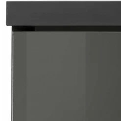 Wohnen Waschtisch|Waschbeckenunterschränke*Waschbeckenunterschrank in Grau glänzend - Ulivia