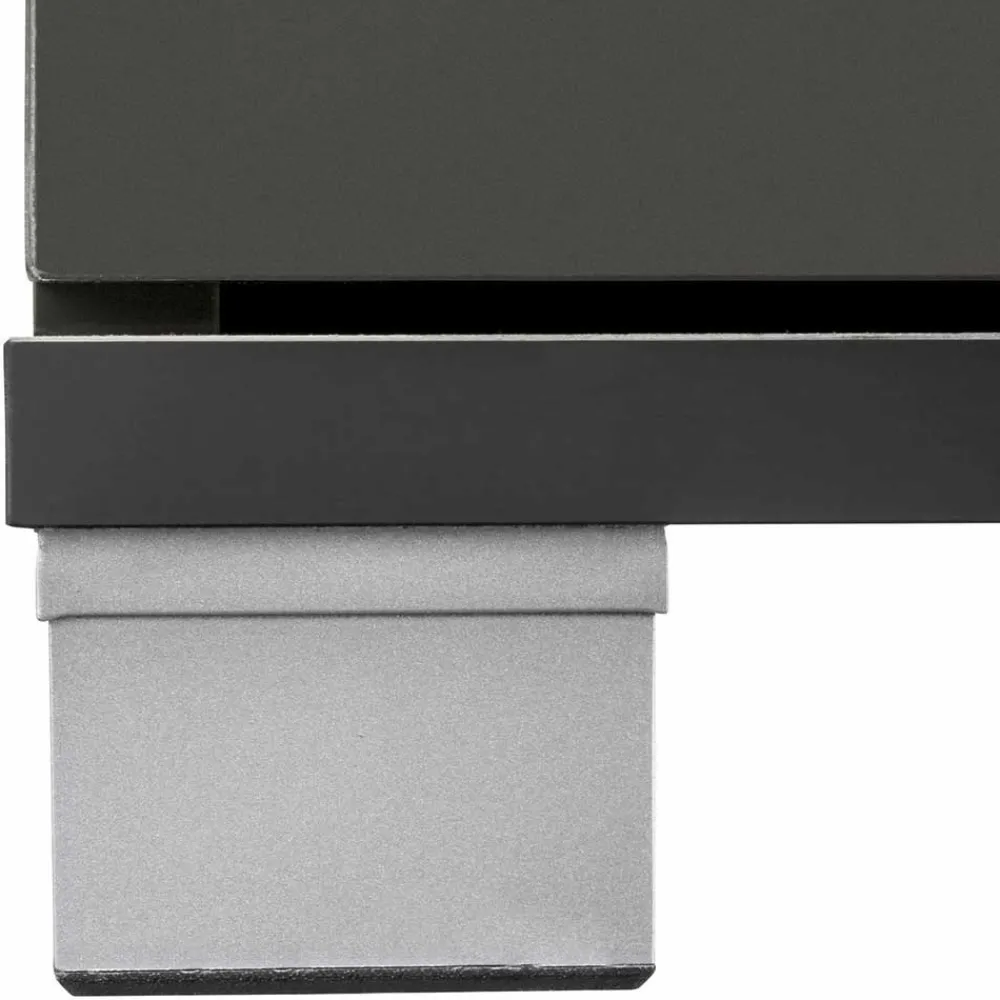 Wohnen Waschtisch|Waschbeckenunterschränke*Waschbeckenunterschrank in Grau glänzend - Ulivia