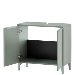 Wohnen Waschbeckenunterschrank in Graugrün - Liz