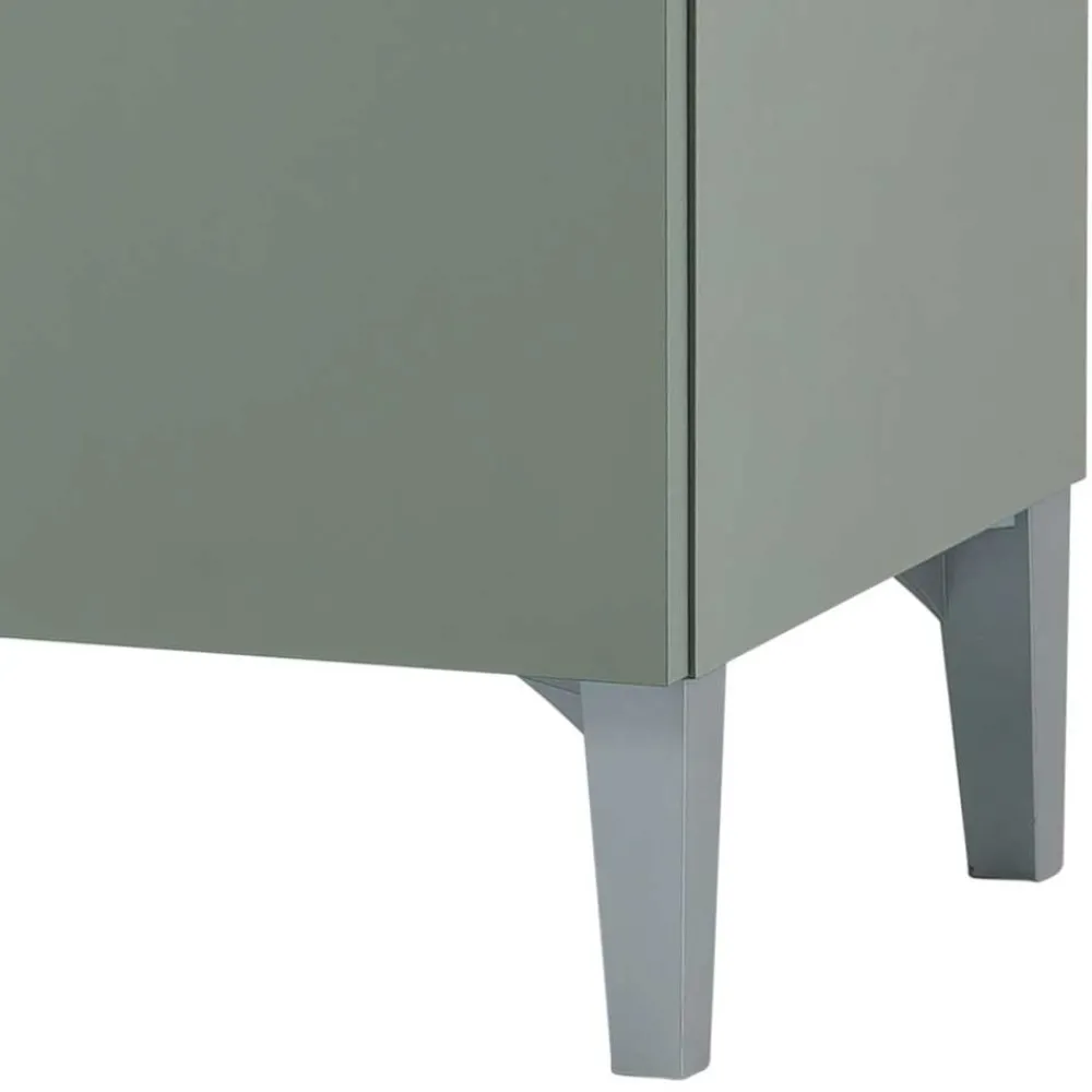 Wohnen Waschbeckenunterschrank in Graugrün - Liz