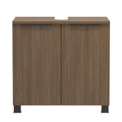 Wohnen Waschtisch|Waschbeckenunterschränke*Waschbeckenunterschrank in Dekor Eiche Dunkel - Ucaida