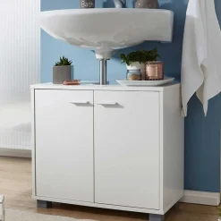 Wohnen Waschbecken-Unterschrank mit Doppeltür - Hank