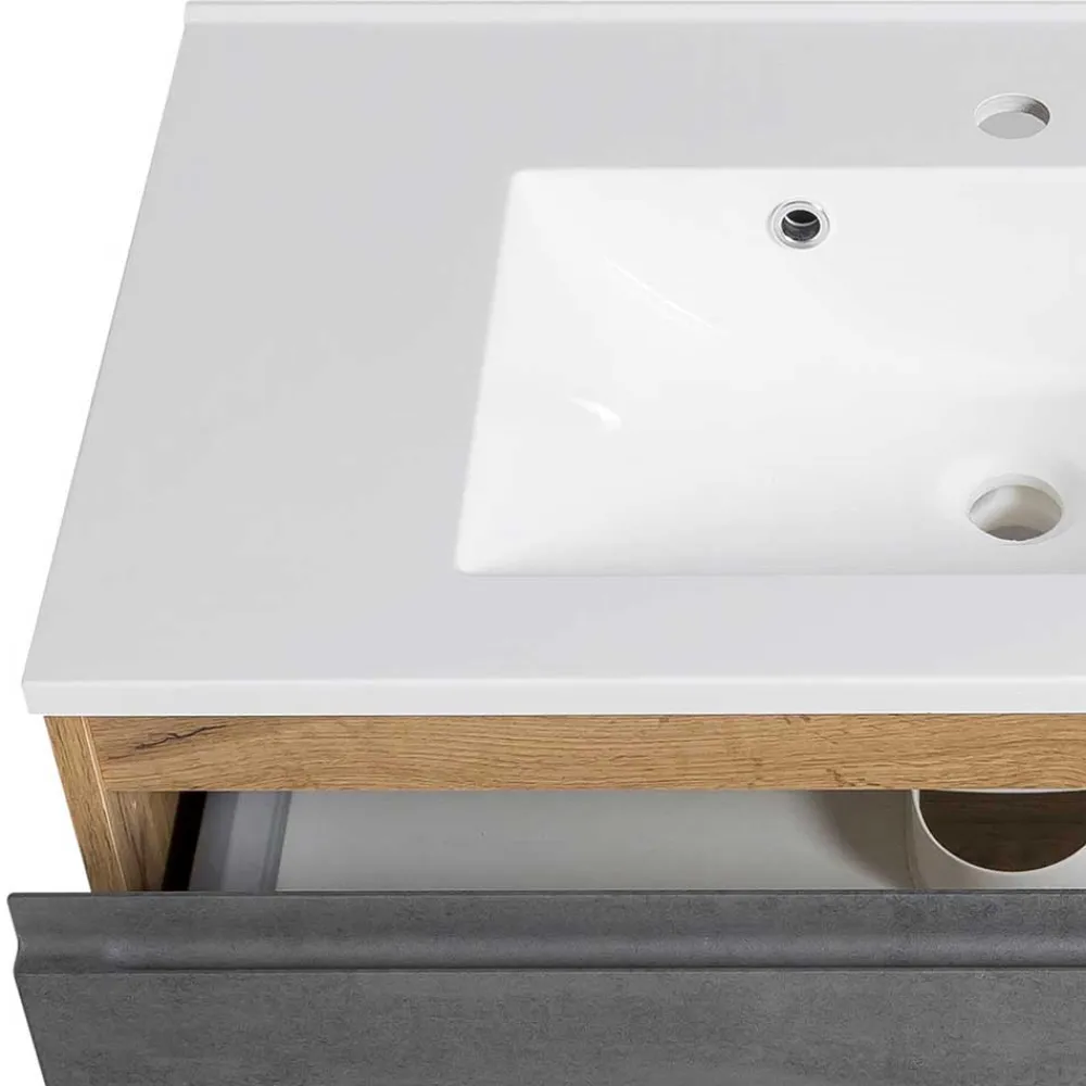 Wohnen Waschtisch|Waschbeckenunterschränke*Waschbeckenunterschrank mit 80 cm Breite - Mia